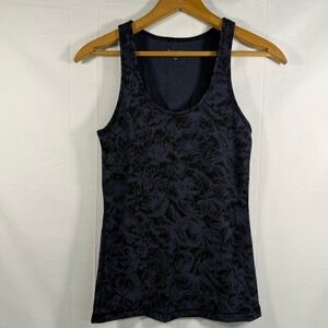 Athleta Tank‎ Top Size XS Floral Print Athletic Workout Sleeveless